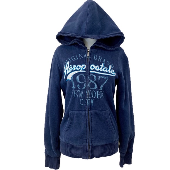 Aeropostale Heavy Full Zip Hoodie - Picture 1 of 11